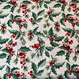 Jolly Holly aus der Weihnachtszeit von Tim Holtz für Free Spirit Fabrics