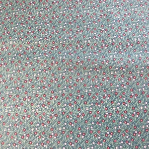 Frost and Flurry, Frosted Berries Blue from Poppie Cotton