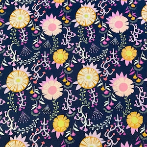 Flora Magica from Sunrise Sunset by Jessica Smith for Art Gallery Fabrics