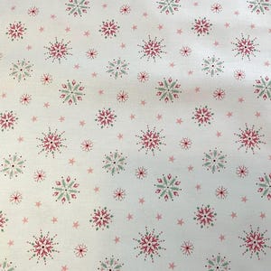 Frost and Flurry, Flurry Flakes White from Poppie Cotton