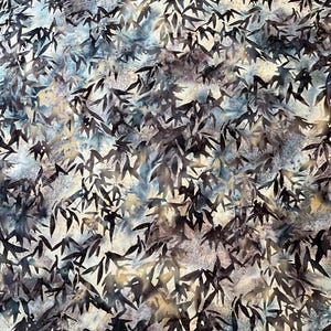 Mineral Leaves Batik by Hoffman Fabrics