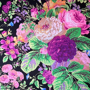 Kaffe Fassett Collective Gradi Floral Contrast with Philip Jacobs for Free Spirit Fabrics