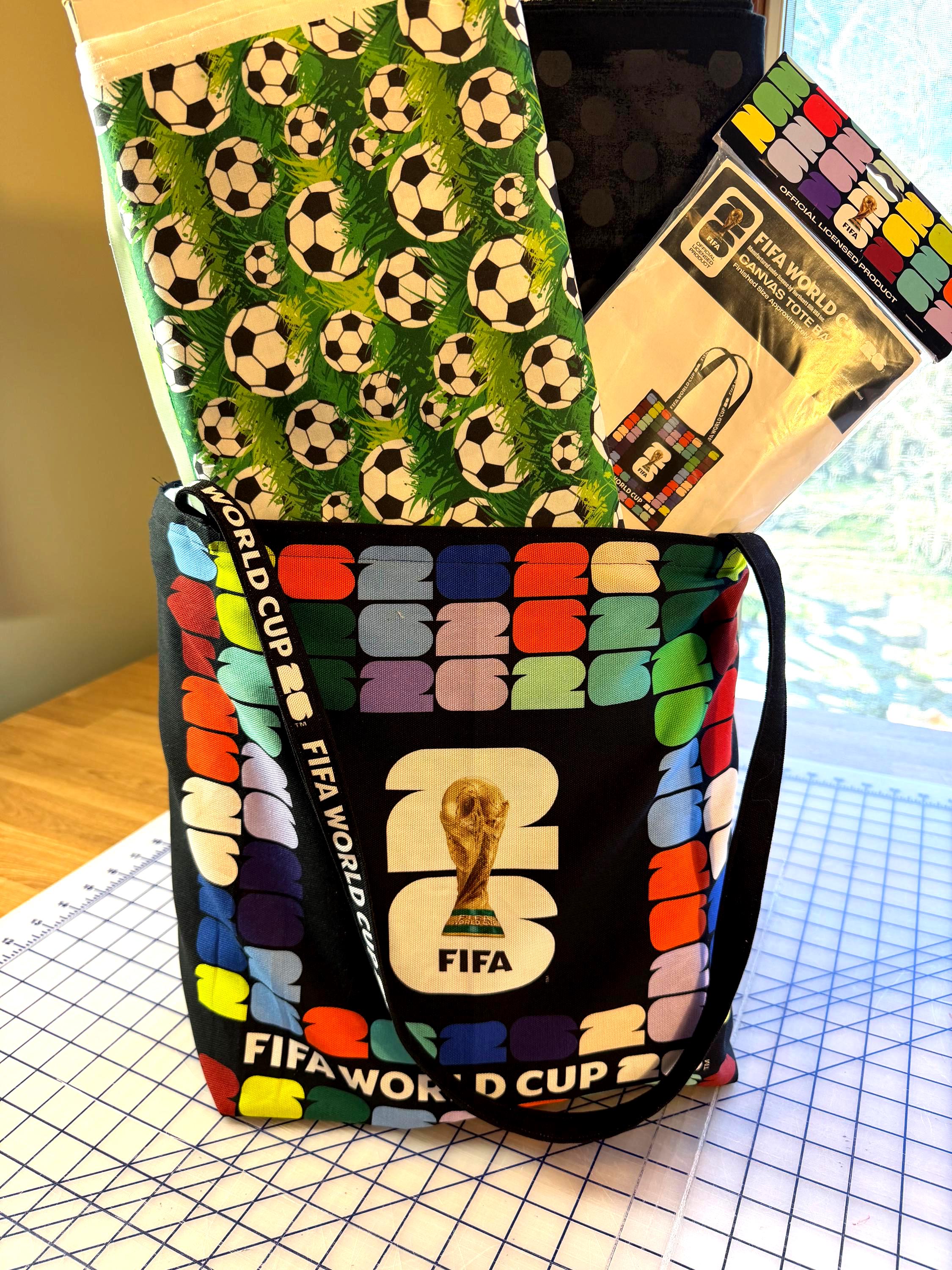 FIFAワールドカップ26キャンバストートバッグキット - Etsy 日本