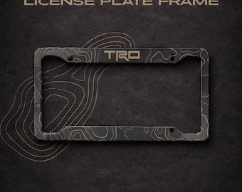 Toyota TRD Overland License Plate Frame | Off-Road Truck Accessory