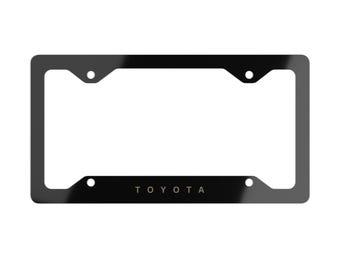 Metal License Plate Frame &quot;Toyota&quot;