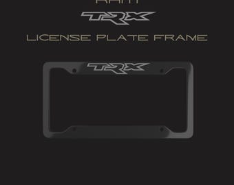 Dodge Ram TRX License Plate Frame | Truck Accessory