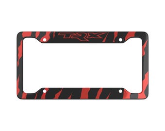 Dodge Ram Red TRX License Plate Frame | Truck Accessory