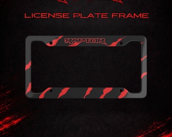 Cadre de plaque d'immatriculation pour Ford Raptor | Accessoire de camion