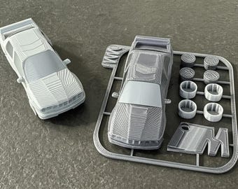 Vintage 1/24 Scale BMW M635 Csi Car Model Kit Made by Tamiya in