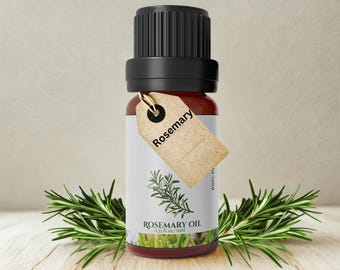 Rosemary Essential Oil Premium | 100% Pure et Natural | High Quality Aromatherapy Oil for Hair Growth, Skin, Massage & Diffuser