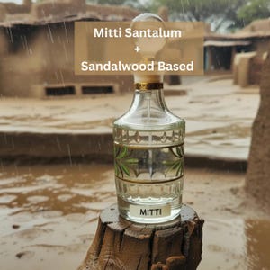 Mitti Santalum | Petrichor & Sacred Sandalwood | scent of the first rain | living Attars