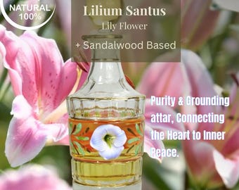 Voile de Magnolia | Attar de Magnolia y Sándalo | Perfume Floral Natural | Elixir Espiritual Suave y Cremoso | Sin Alcohol | Hecho a Mano