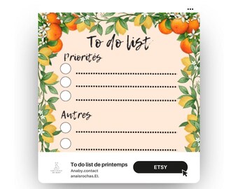 Summer to-do list