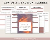 PLR Law of Attraction Planner, PLR Manifestation Journal, Shadow Work, Vision Board Planner, Digital Law of Attraction Planner, PLR Journal