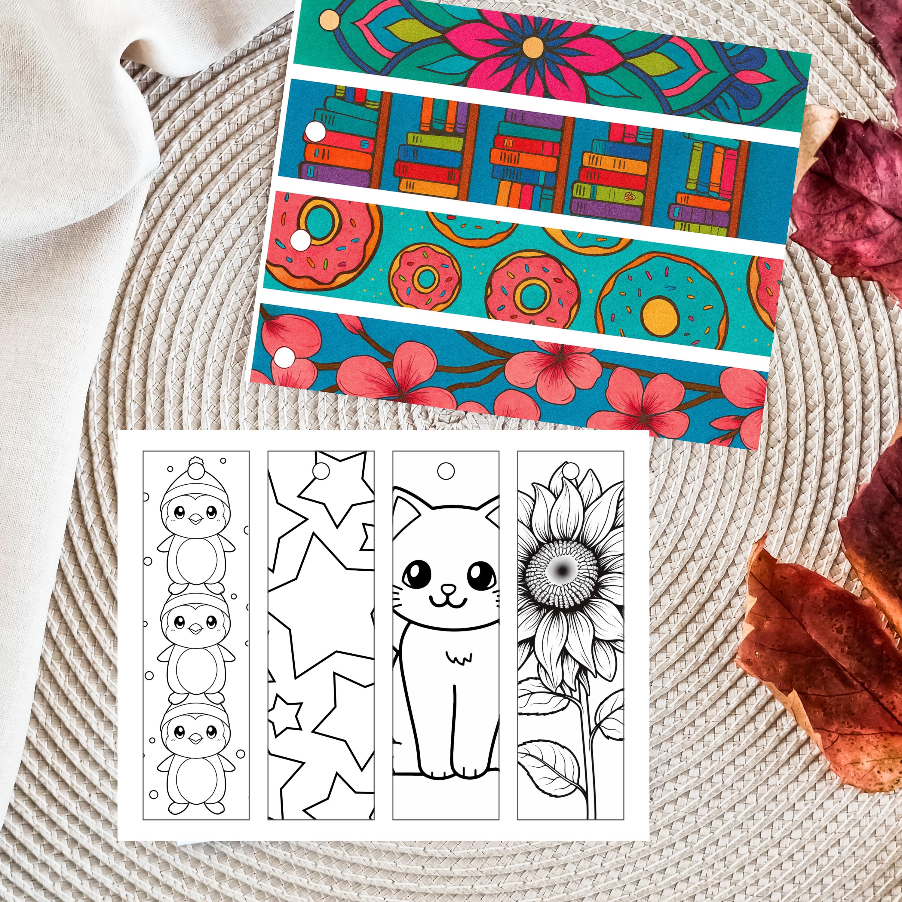 Printable ADHD Bookmarks Coloring Page, Adhd Bookmark Coloring Pages ...