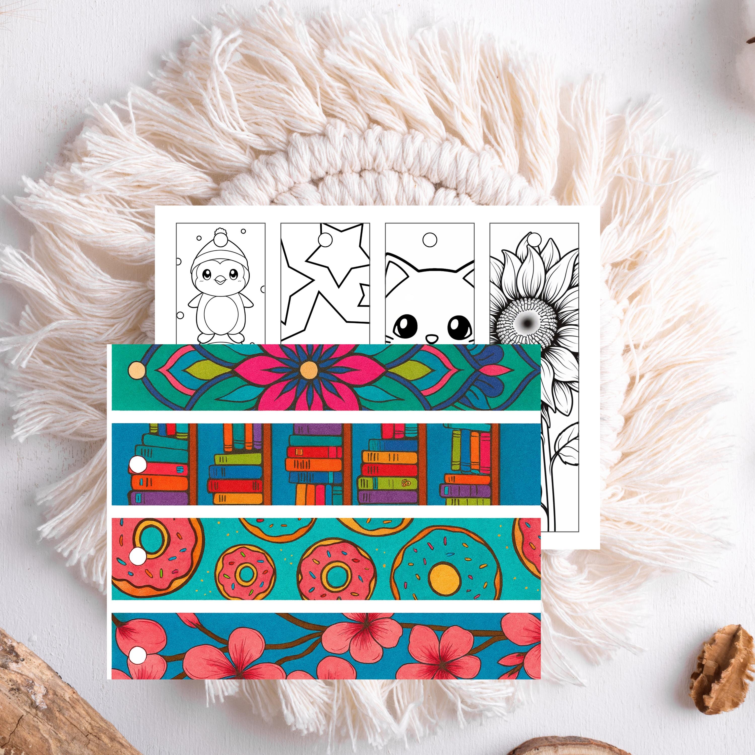 Printable ADHD Bookmarks Coloring Page, Adhd Bookmark Coloring Pages ...