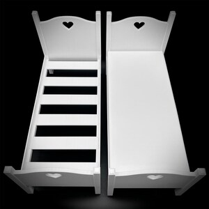 Cama para casa de muñecas - Muebles para muñecas - Elige tus colores - Escala 1:6 imagen 15