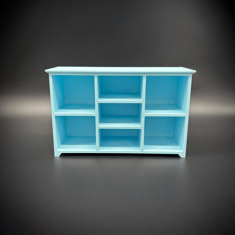 1:6 Scale - Doll House TV Stand - Doll Furniture - Pick your Colors image 3