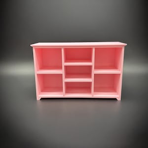 1:6 Scale - Doll House TV Stand - Doll Furniture - Pick your Colors image 4