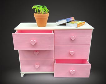 Cómoda para casa de muñecas - Muebles para muñecas - Elige tus colores - Escala 1:6