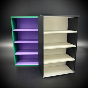 Doll House Shelves - Doll Furniture - Pick your Colors - 1:6 Scale