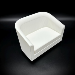 Doll House Love Seat - Doll Furniture - Pick your Colors - 1:6 Scale