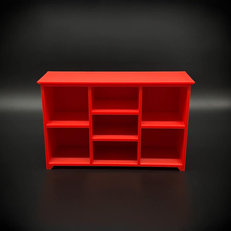 1:6 Scale - Doll House TV Stand - Doll Furniture - Pick your Colors image 7