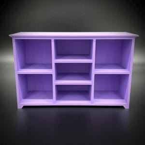 1:6 Scale - Doll House TV Stand - Doll Furniture - Pick your Colors image 5