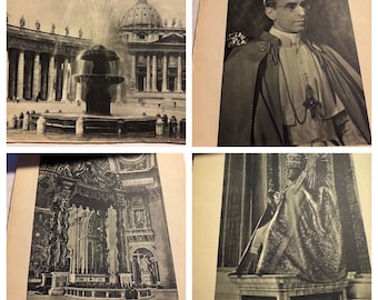 The Vatican City vintage book printed in Italy
