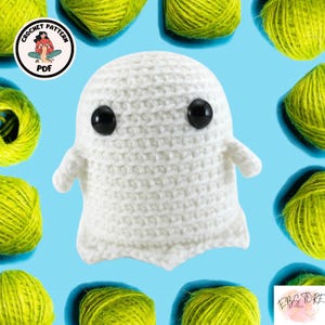 grimm the ghost crochet pattern, amigurumi crochet patterns, handmade ghost crochet pattern,  amigurumi ghost, handmade ghost amigurumi