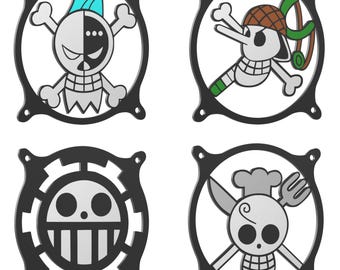One Piece Custom PC-fläktgrill