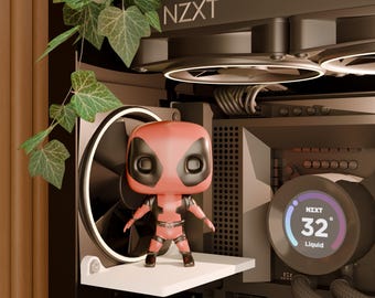 Figurhylla för PC v2 | 120 mm | 140 mm | PC-hylla