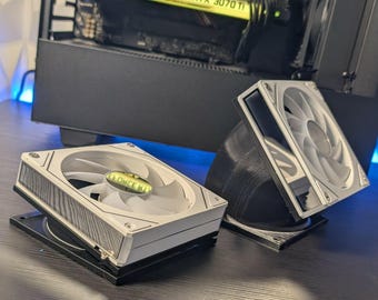 Vinklat PC-fläktfäste v1 | 120 mm | 140 mm | PC-fläktfäste