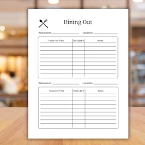 Rastreador de restaurantes para comer fuera
