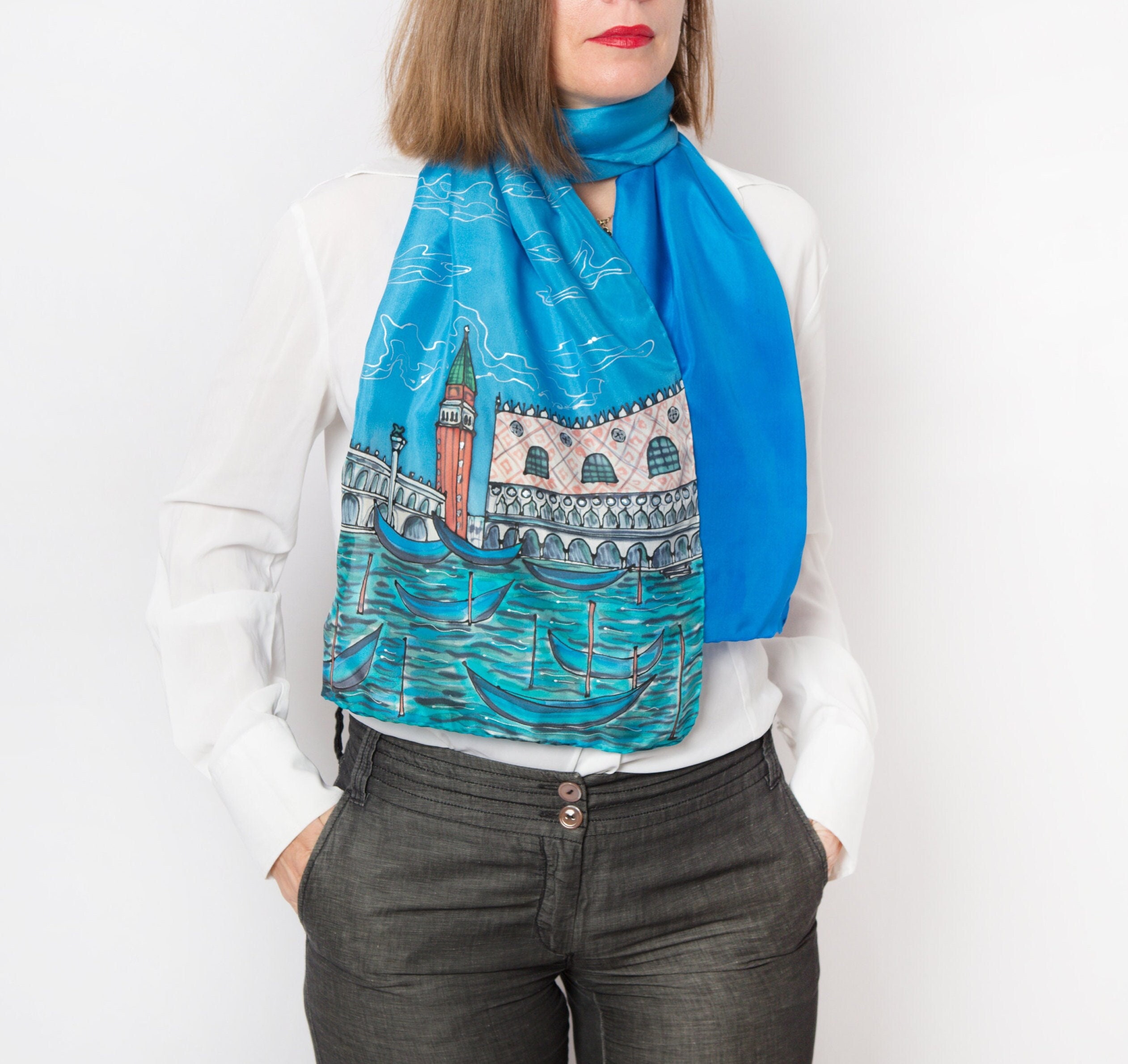 Venice Silk Scarves - Etsy