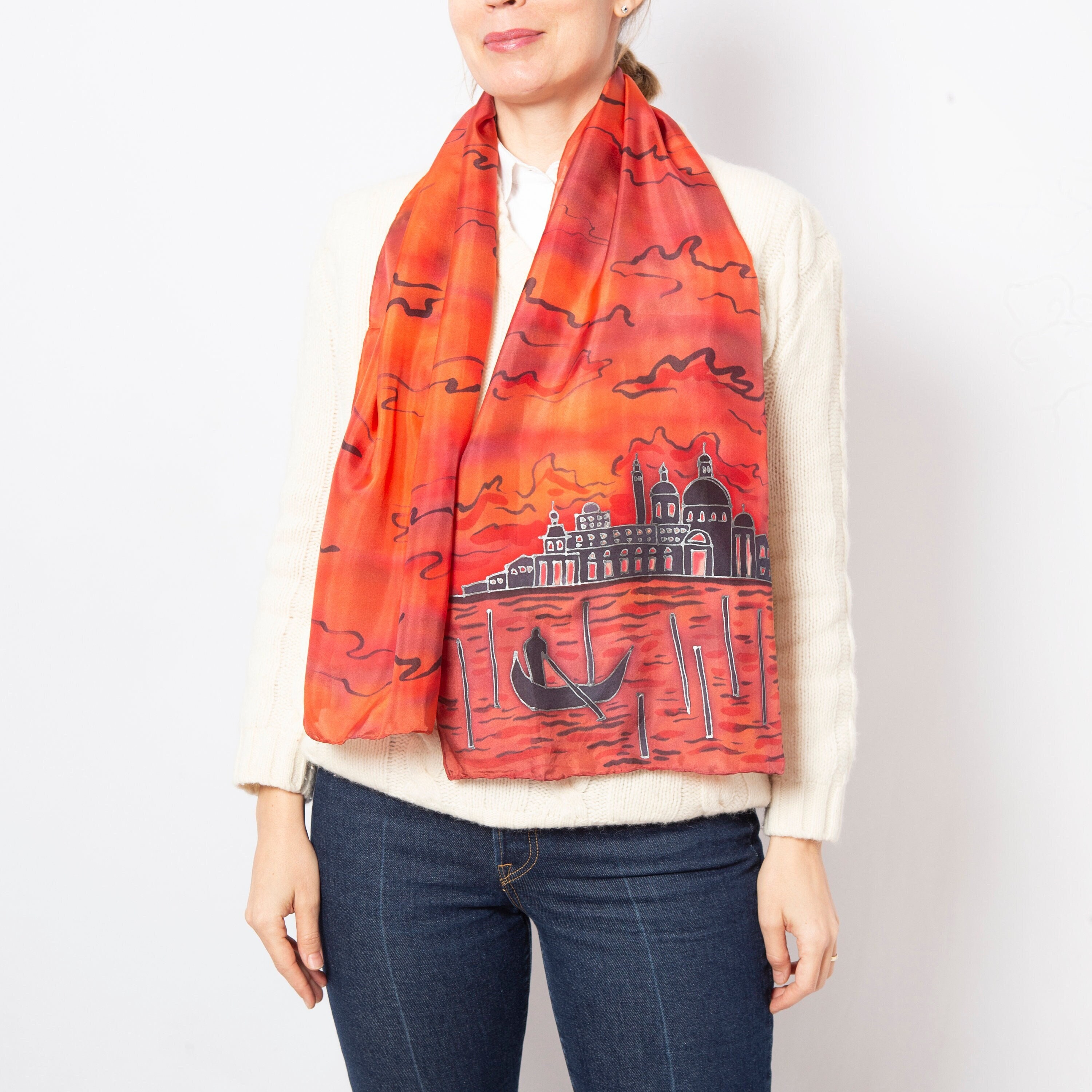 Venice Silk Scarves - Etsy