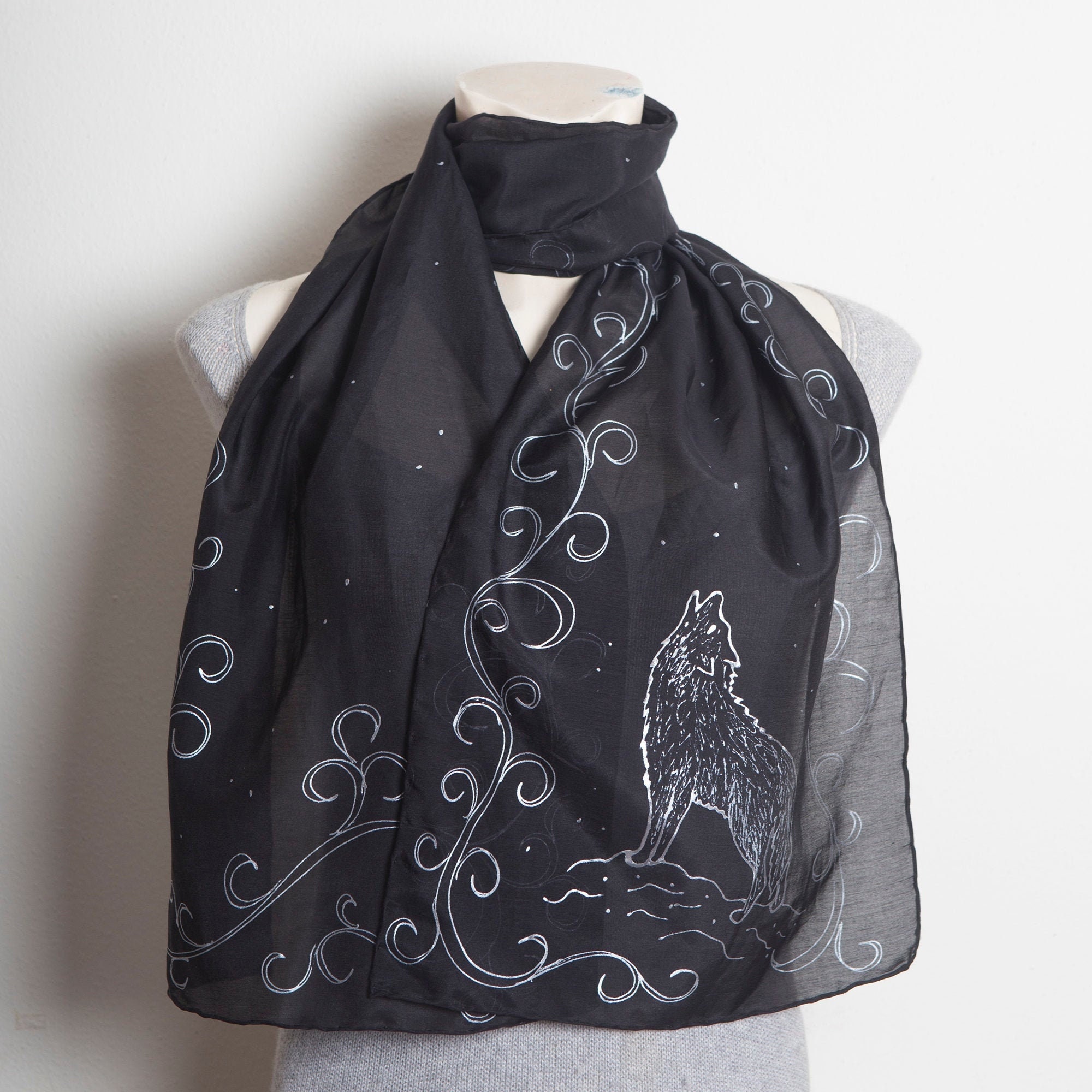 小物 PORTER CLASSIC H/W SILK STOLE BLACK Porter Classic - TIMES SQUARE SILK STOLE - SEPIA – PHAETON