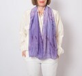 Lavender Hand Painted Scarf Silk Scarf Ombre Lilac Purple Floral Scarf Silk Chiffon Scarf Gift for Her Summer Scarf Lavender Gifts 52X14 product logo