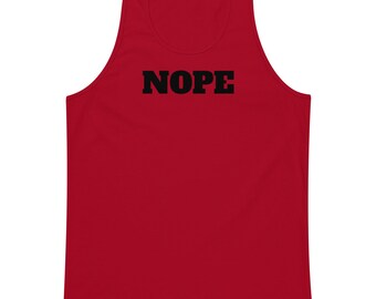 Nope Men's premium tank top