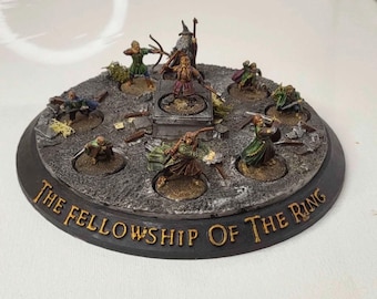 Unpainted Tomb Diorama Base LOTR