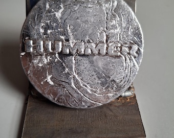 Lead HUMMER logo coin