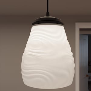 Vortexa Lampshade – Sculpted by a Vector Field Flow | Magnetic Modular Design