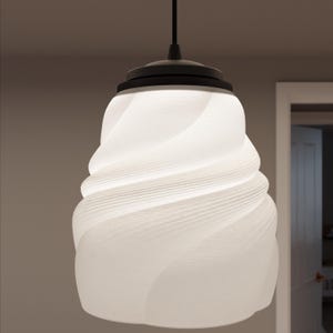 Tornara Lampshade – Organic Twisted Spiral | Modular |Magnetic & Eco-Friendly Design