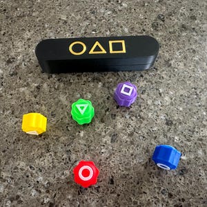 Korean Gonggi Jacks Game Set - 5 Traditional Korean Gonggi Stones With Carrying Case