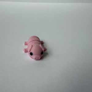 3D Printed Articulated Pig: Mini Flexi Fidget Toy