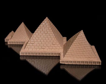 Miniature Giza Pyramid Complex