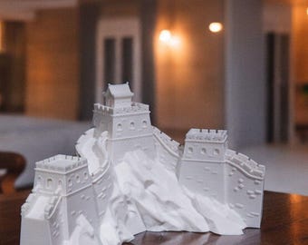 Figura de la Gran Muralla China - Decoración del hogar (12 cm)