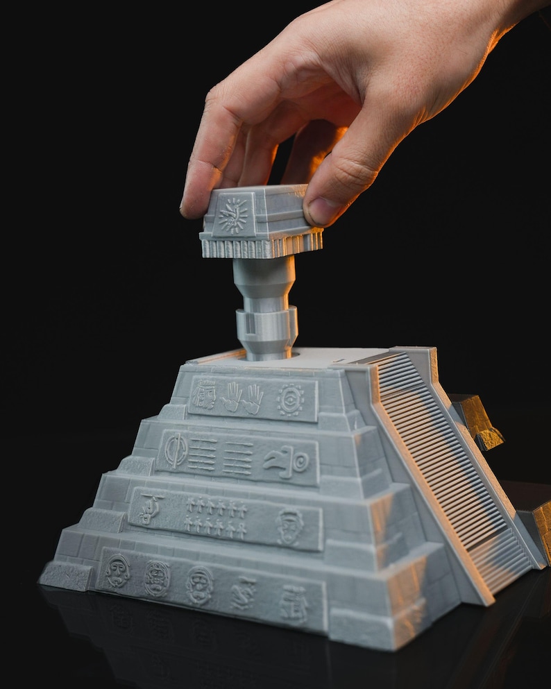 Pyramid Logic Riddle The Pyramid’s Riddle – Puzzle Box | Secret Compartment Brain Teaser ...