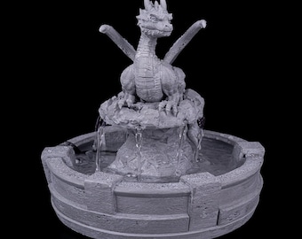 Fontaine de table « Repos Guardian » – Jeu d'eau intérieur mythique inspiré d'un dragon | Décoration fantaisie zen