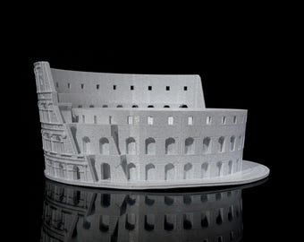 Maquette du Colisée romain - Décor de monument historique, souvenir d'Italie